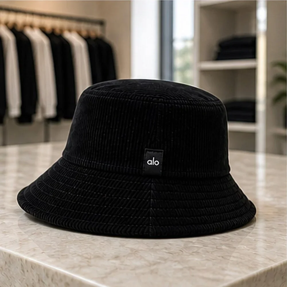 ALO Yoga Black Active Bucket Hat NWT